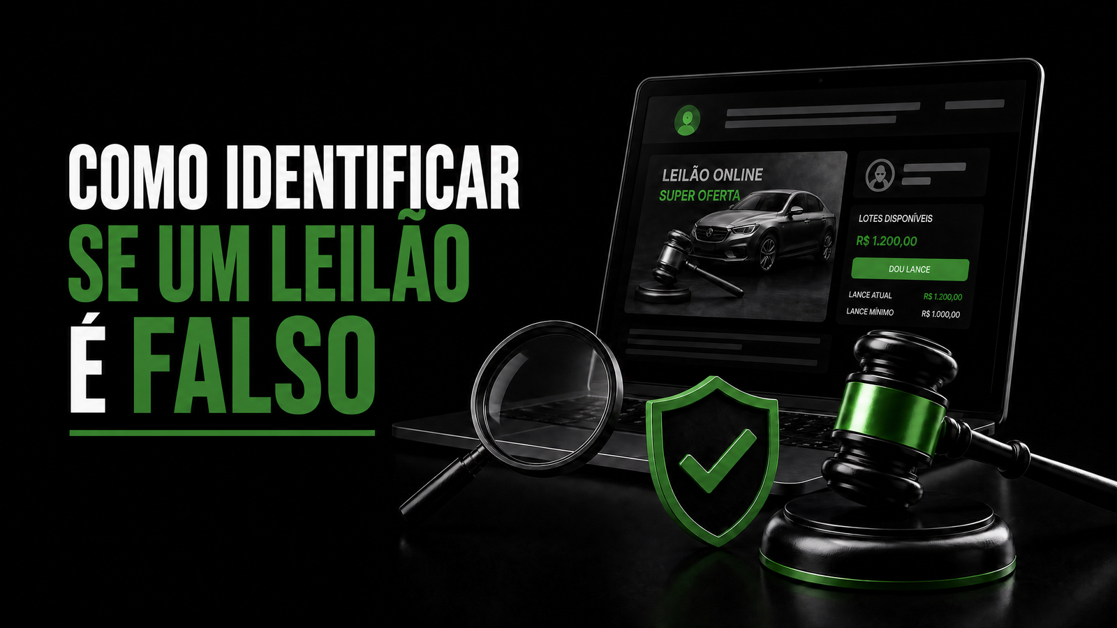 Entregável sobre como identificar se um leilão é real ou falso